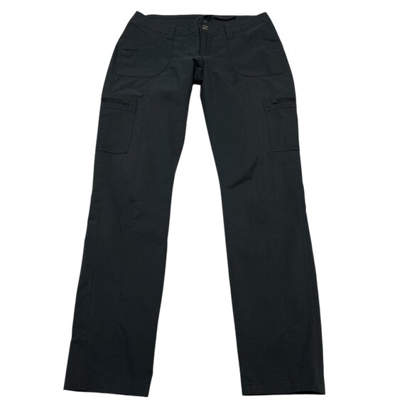 Kuhl Horizon Ripstop Cargo Hiking Pants Womens 8R Gray Hiking Outdoor Drawstring - Picture 3 of 12